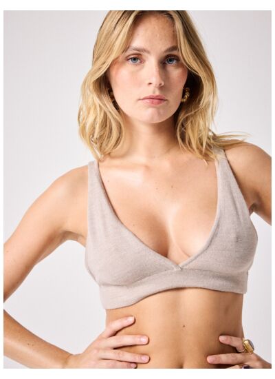 Brassière laine Azura TERRE_FUMEE