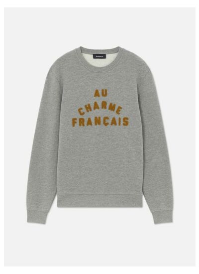Sweat Legend Gris Chiné et Honeycomb