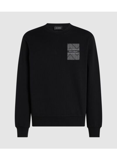 K-CHEVRON LABEL SWEATSHIRT