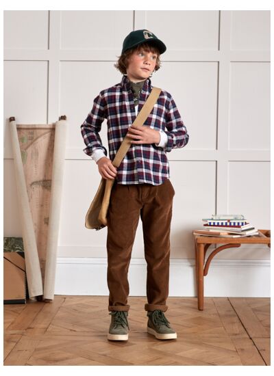 CHEMISE CARO BDX FLAN