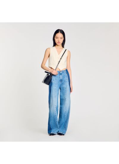 Veston en tweed strassé