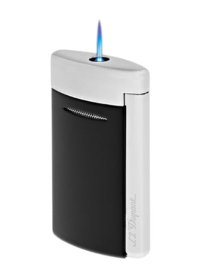 Briquet Minijet noir mat et chrome