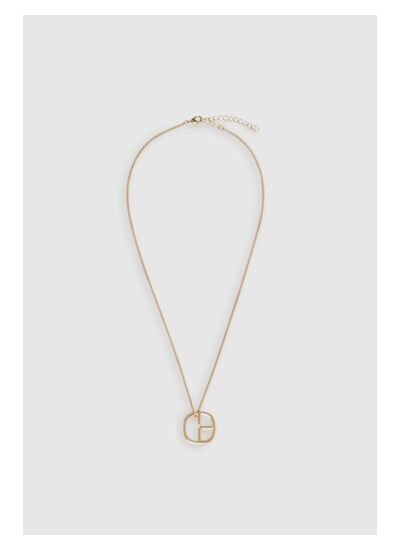 Collier pendentif monogramme