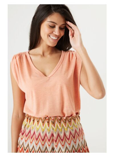 Women T-shirt Orange