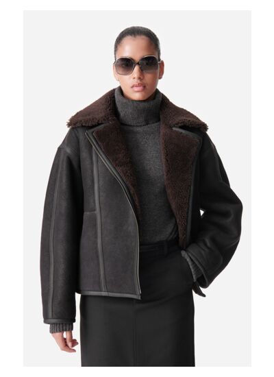 Blouson Boris 100% Cuir D'Agneau