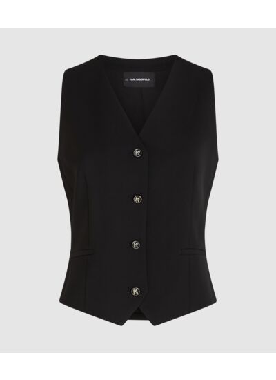 K BUTTON TAILORED GILET