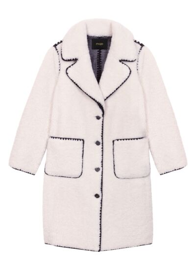 Manteau mi-long molletoné