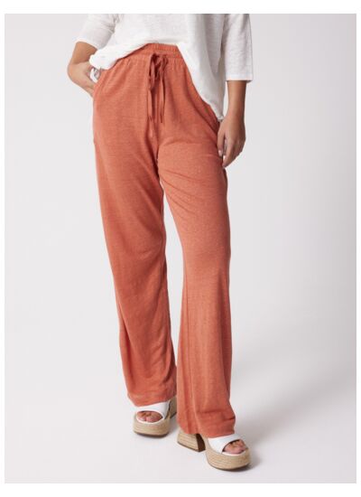Pantalon lin Satine TERRE CUITE
