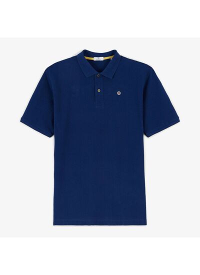 Polo manches courtes en maille piqué COCOTTE édition limitée bleu nuit