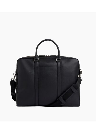 Porte documents 17" Charles en cuir grainé très grand modèle