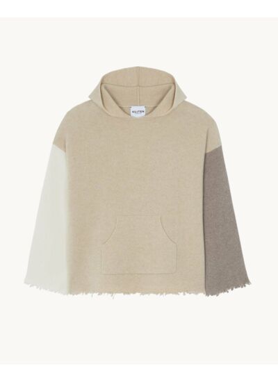 Hoodie Becky beige organic