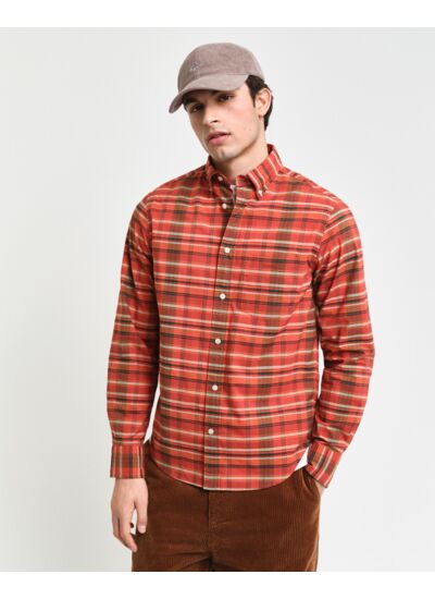 Chemise Archive regular fit en popeline à carreaux