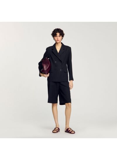 Veste de costume à boutonnage croisé