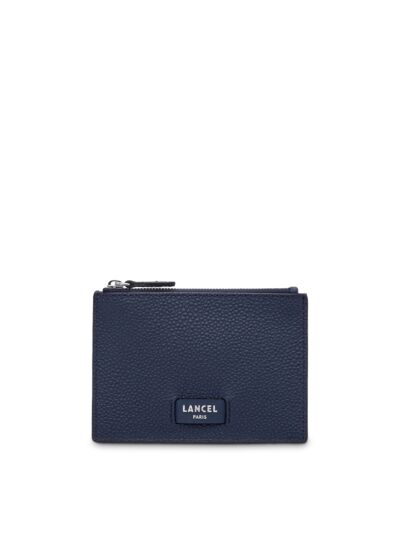Ninon de Lancel - Porte-cartes zippé L - Grand modèle - Bleu Petrole