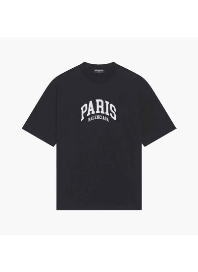Balenciaga T-Shirt Cities Paris Noir