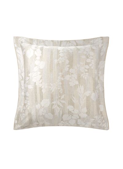 Yves Delorme - Taie d'oreiller en satin beige, Nymphes