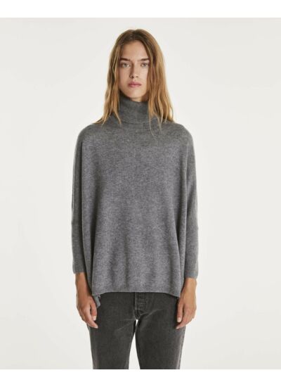 Pull minie turtle Pull Cachemire Col Roulé Oversize, 2 fils