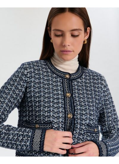 Gilet Glada Nocturne en Coton