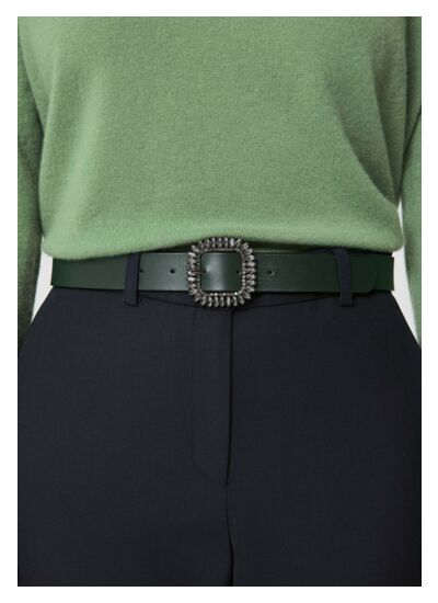 Ceinture Gigi-Cactus en Cuir De Vachette