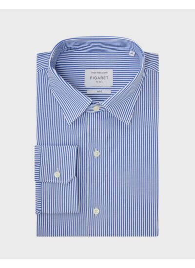 Chemise Semi-ajustée Prestige rayée marine