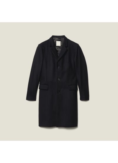 Manteau en laine et cachemire