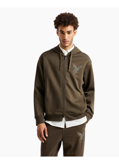 Sweat-shirt - noir olive