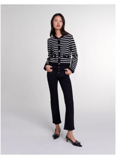 Cardigan à rayures