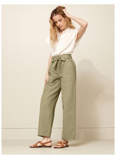 PANTALON CEINTURE DROIT