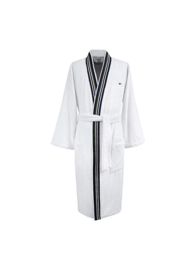 Lacoste - Peignoir de bain en coton 400 g/m², L Club