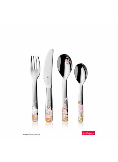 Ensemble de couverts pour enfants Princesse Anneli 4 pièces