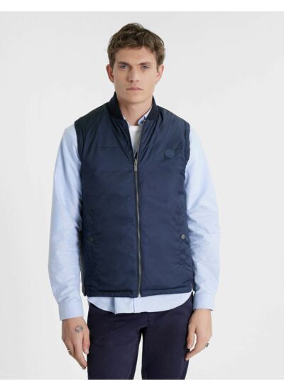 Doudoune Cyril en flanelle marine