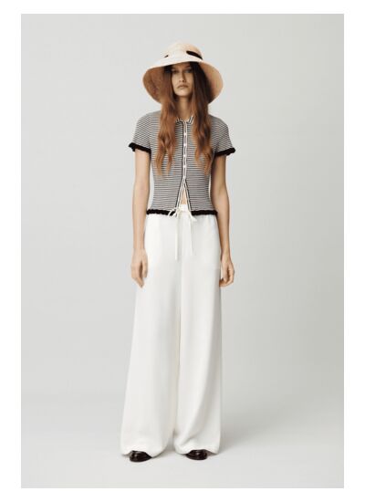 Pantalon fluide élastiqué