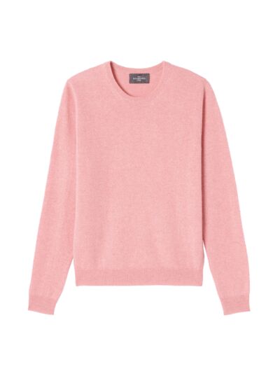 Pull col rond classique - Femme - ROSE RETRO