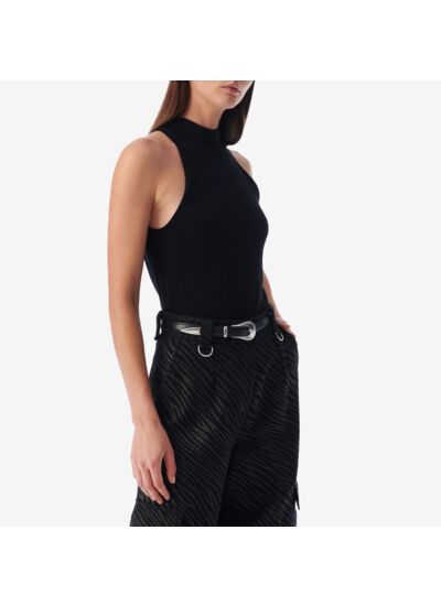Pull Sans Manche Col Montant Maewa