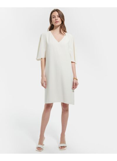 Robe Rubilinda Ecru en Polyester