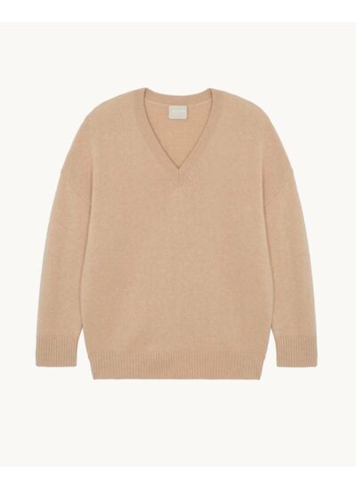 Pull Mathilda beige organic