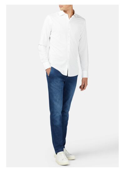 Chemise Polo En Jersey De Coton Coupe Slim