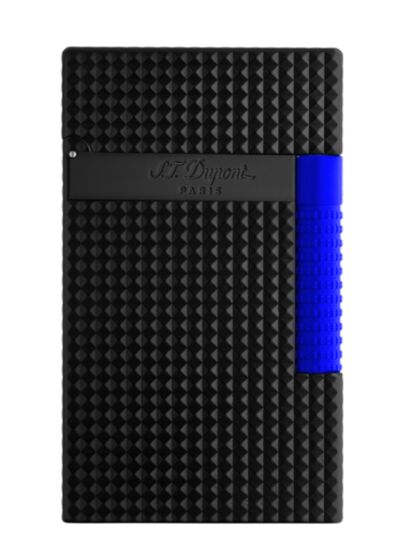 Briquet Le Grand S.T. Dupont Noir Mat Entraineur Bleu