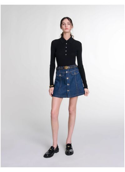 Body en laine et soie