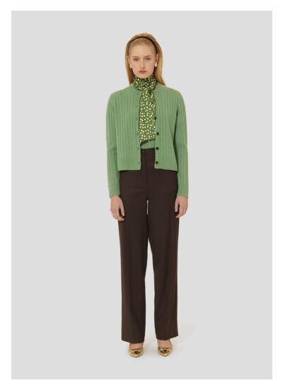 Cardigan Gaspard-Amande en Laine Merinos Extrafine