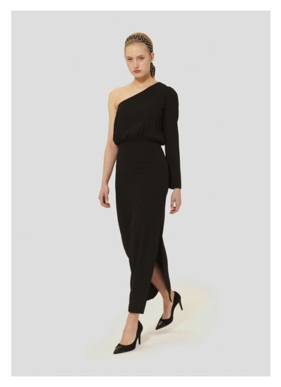 Robe Richie-Noir en Polyester