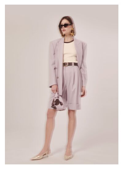 Short Swan-Parme en Laine