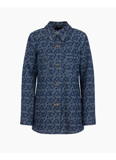 Manteau caban-jaquard ea