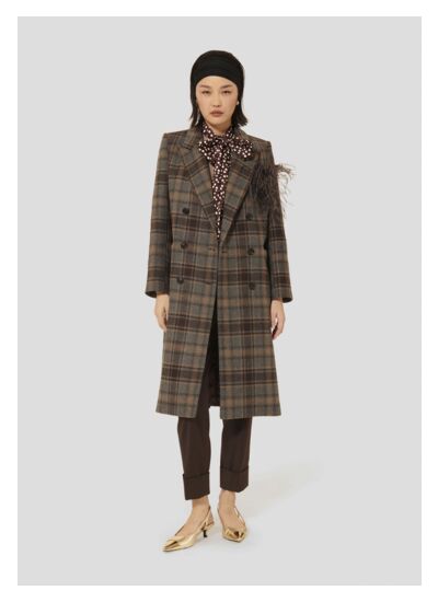 Manteau Malice-Fauve en Laine