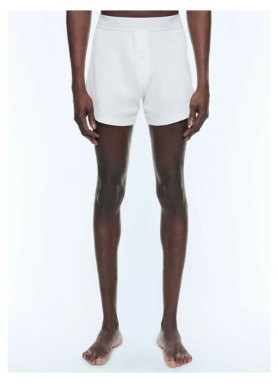 Caleçon en coton biologique côtelé