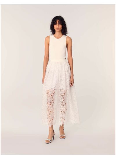 Body à dos ouvert et col bijoux