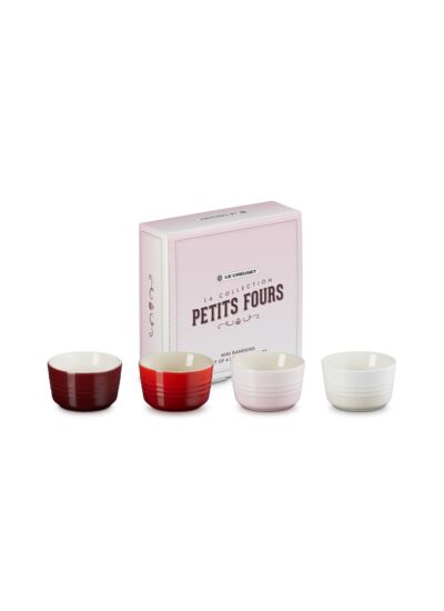 Set de 4 Ramequins 100ml en céramique Collection Petits Fours