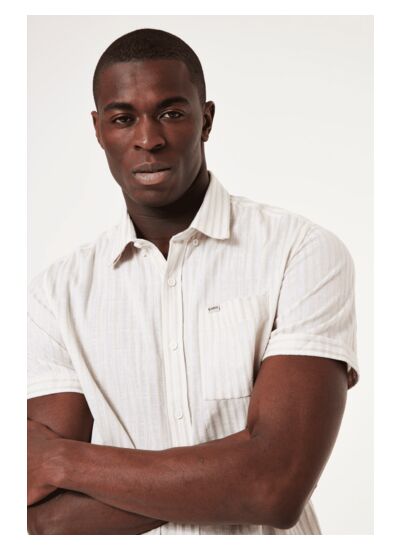 Men Shirt Brown