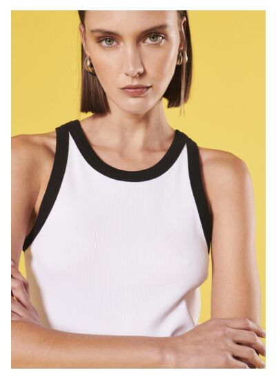 T-Shirt Trish-Blanc en Coton