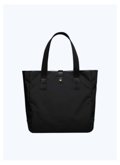 Tote bag en tissu technique et cuir